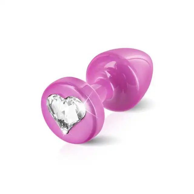 Diogol - Anni R Heart Pink. Luksusowa wtyczka analna. Swarovski.