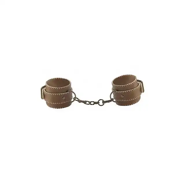 Ouch! - Premium Bonded Leather Cuffs. Kajdanki wysokiej jakości. Mega sale! Ostatnia sztuka!