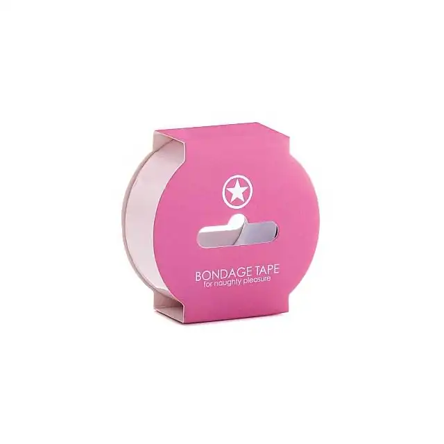 Ouch! - Bondage Tape Light Pink. Taśma do zniewalania 17,5 m.