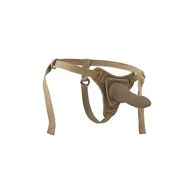 Ouch! - Premium Bonded Leather Strap-on. Strap-on dla kobiet.