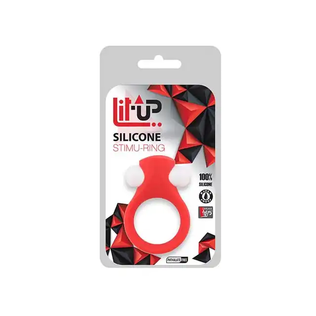 DreamToys - Lit-Up. Silicone Stimu-Ring. Wibrujący ring na penisa. Silikon medyczny.
