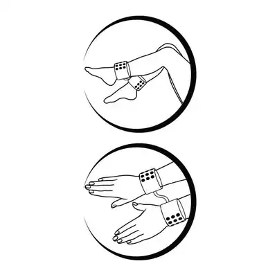 Ouch! - Silicone Cuffs. Silinonowe kajdanki. Ostatnia sztuka!