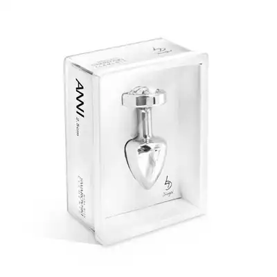 Diogol - Anni R Clover Silver. Luksusowa wtyczka analna. Swarovski.