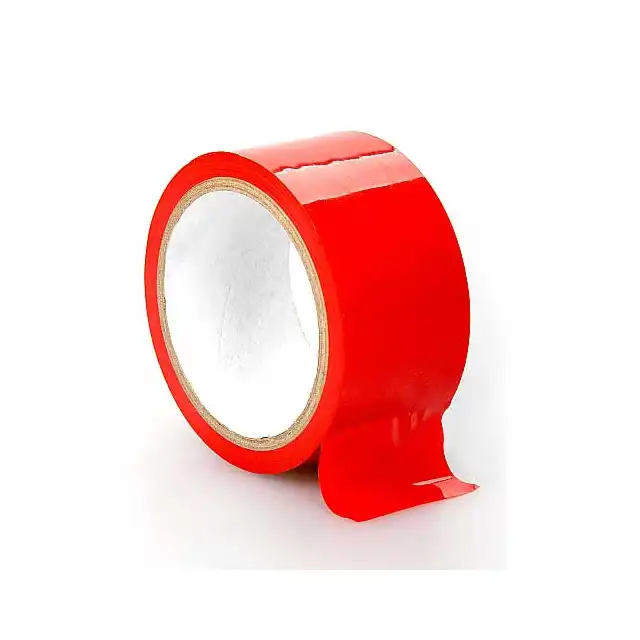 Ouch! - Bondage Tape Czerwony. Taśma do zniewalania, 20 metrów.
