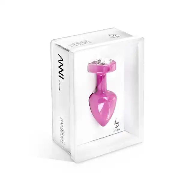 Diogol - Anni R Heart Pink. Luksusowa wtyczka analna. Swarovski.