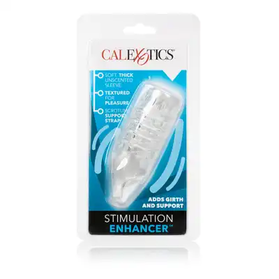 Calexotics - Stimulation Enhancer. Super stymulująca żelowa nakładka na penisa. Pogrubia i stymuluje wypustkami.