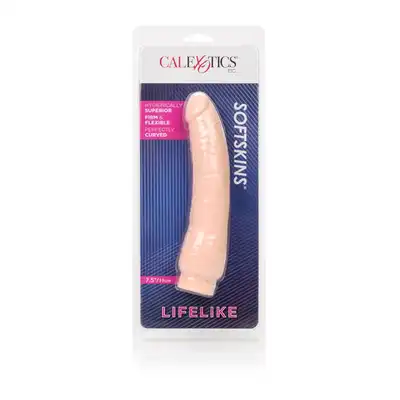 Wibrator-Soft Skins Veined Dong 7.5