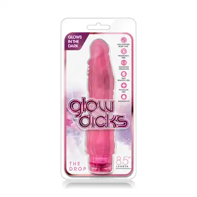 Dildo-GLOW DICKS THE DROP PINK