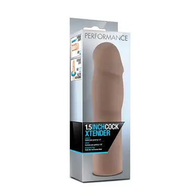 Stymulator-PERFORMANCE 1.5INCH COCK XTENDER BROWN