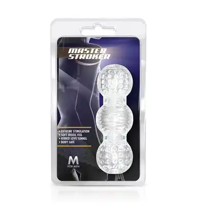 Masturbator-M FOR MEN MASTER STROKER CLEAR