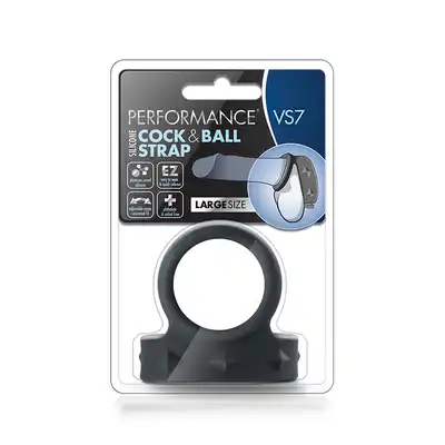 Pierścień-PERFORMANCE VS7 COCK &amp; BALL STRAP LARGE