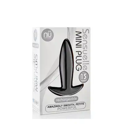 Plug/vibr-NU SENSUELLE MINI PLUG BLACK
