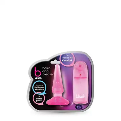 Plug/vibr-B YOURS BASIC ANAL PLEASER PINK