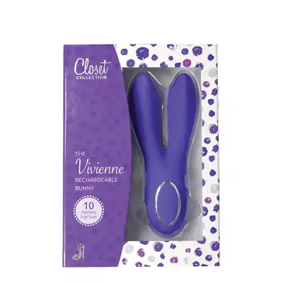 Stymulator-VIVIENNE RECHARGEABLE BUNNY PURPLE