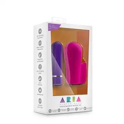 Stymulator-ARIA FINGER WAND FUCHSIA