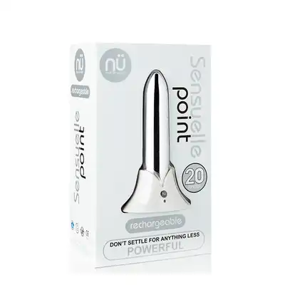 Wibrator-NU SENSUELLE POINT VIBRATOR SILVER