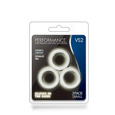 Pierścień-PERFORMANCE VS2 COCK RINGS SMALL WHITE