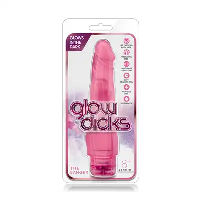 Wibrator-GLOW DICKS THE BANGER PINK