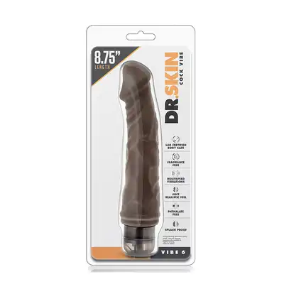 Wibrator-DR. SKIN VIBE 6 CHOCOLATE