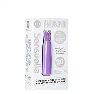 Stymulator-NU SENSUELLE BUNNII VIBRATOR PURPLE