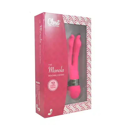 Stymulator-MANOLA BENDABLE BUNNY PINK