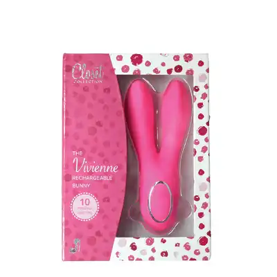 Stymulator-VIVIENNE RECHARGEABLE BUNNY PINK