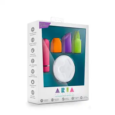 Stymulator-ARIA VITALITY BULLET KIT CERISE