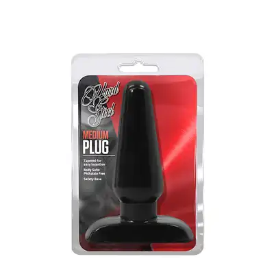Plug-HARD STEEL MEDIUM PLUG BLACK