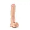 Au Naturel - Big John 11.5 Inch. Dildo z ultramiękkiej cyberskóry. Dual density. 6,3 cm średnicy!