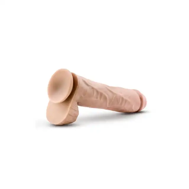Au Naturel - Big John 11.5 Inch. Dildo z ultramiękkiej cyberskóry. Dual density. 6,3 cm średnicy!