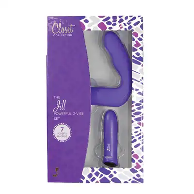 Wibrator-JILL RECHARGEABLE G-VIBE PURPLE