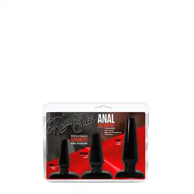 Zestaw-HARD STEEL ANAL TRAINER KIT BLACK