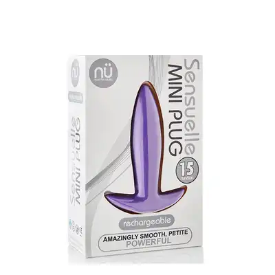 Plug/vibr-NU SENSUELLE MINI PLUG PURPLE