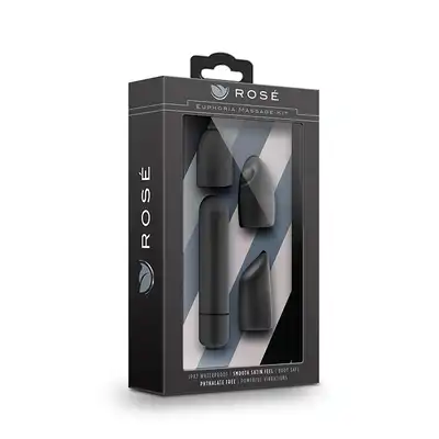 Zestaw-ROSE EUPHORIA MASSAGE KIT BLACK