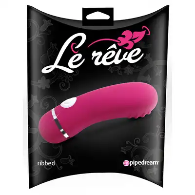 Stymulator-LE REVE RIBBED - HOT PINK