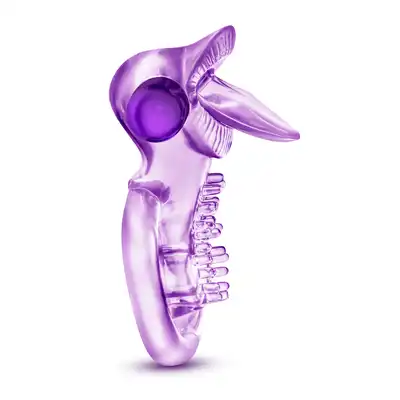 Pierścień-PLAY WITH ME LICK IT DOUBLE COCKRING