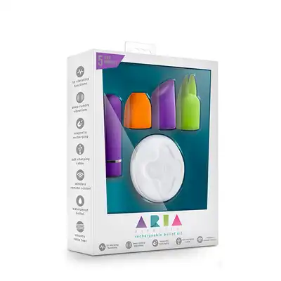 Stymulator-ARIA VITALITY BULLET KIT PLUM