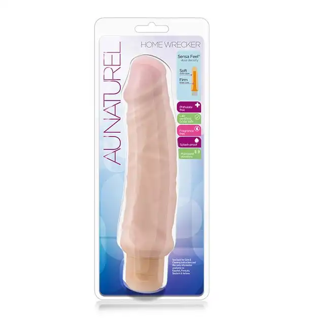 Au Naturel - Home Wrecker Beige. Realistyczny wibrator z cyberskóry 