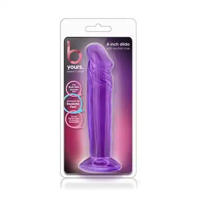 Wibrator-B YOURS SWEET N SMALL 6INCH DILDO PURPLE