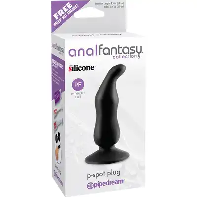 Plug-ANAL FANTASY P-SPOT PLUG BLACK