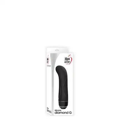 Wibrator-A&amp;E SILICONE DIAMOND G BLACK