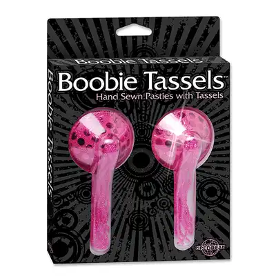 Stymulator-BOOBIE TASSELS PINK