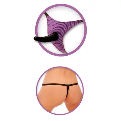 Fetish Fantasy - Vibrating Strapon for Him. Wygodny 13 cm. Maska na oczy gratis. 