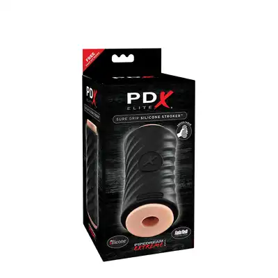 Masturbator-PDX ELITE SURE GRIP STROKER BLACK