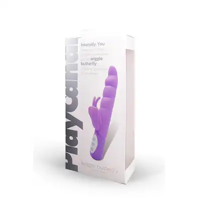 Wibrator-PLAY CANDI WIGGLE BUTTERFLY PURPLE