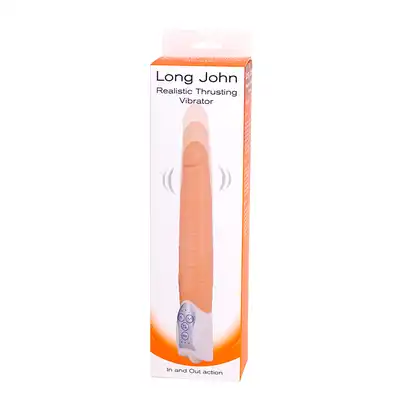Wibrator-LONG JOHN THRUSTING VIBE FLESH