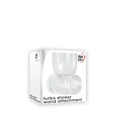 Masturbator-A&amp;E TURBO STROKER WAND ATTACHMENT CLEAR