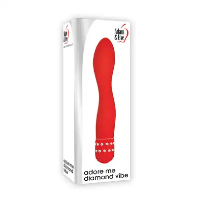 Wibrator-A&amp;E ADORE ME DIAMOND VIBE RED