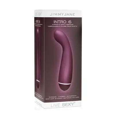 Wibrator-JIMMY JANE INTRO 6 G-SPOT VIBE PURPLE