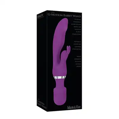 Wibrator-A&amp;E G-MOTION RABBIT WAND PURPLE